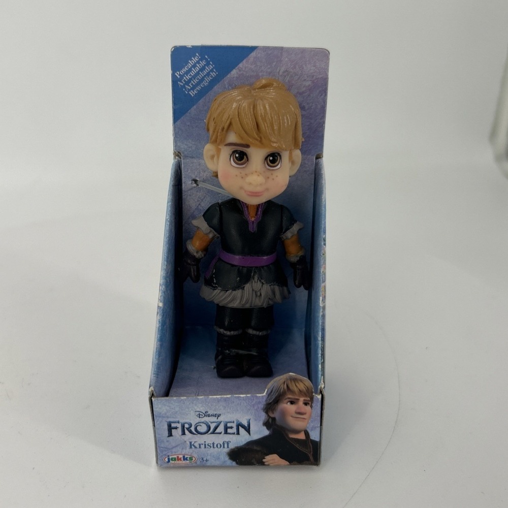 DISNEY FROZEN MINI KRISTOFF DOLL POSEABLE JAKKS Figure New